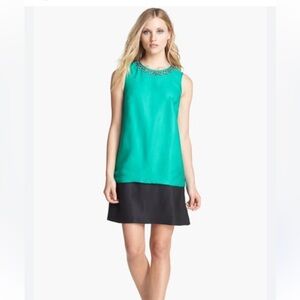 Kate Spade Rosita embellished collar sleeveless shift dress